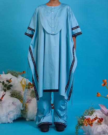 Kurta yoke - cords kaftan set