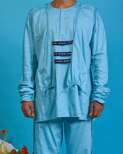 Apron over layer kurta set