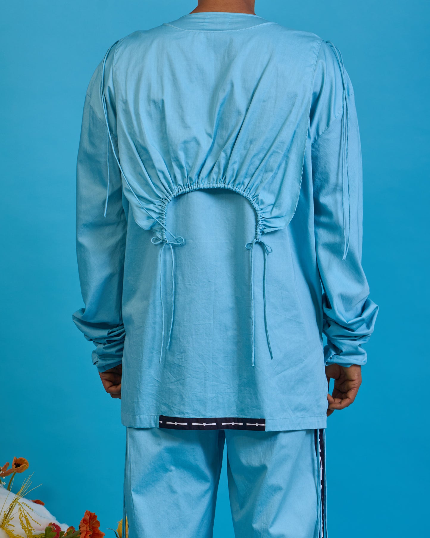 Apron over layer kurta set